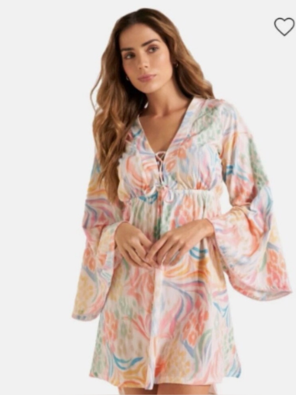 Cosita Linda "Sweet Sunset" Tunic Dress Cover Up NWOT